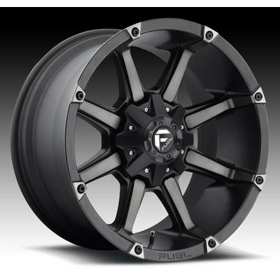 FUEL Off-Road Coupler D556 Black & Machined with Dark Tint Wheels